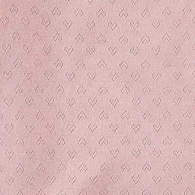 Baby Girl Carter's 4-Pack Heart Pointelle Bodysuits