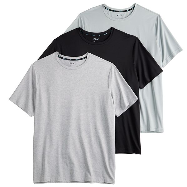 Big & Tall FLX 3-Pack Dynamic Comfort Tee Set