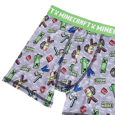 Boys 6-10 4-Pack Minecraft Boxer Briefs