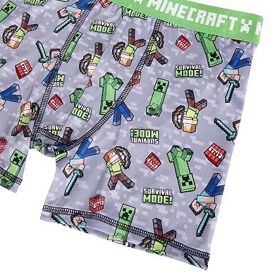 Boys 6-10 4-Pack Minecraft Boxer Briefs