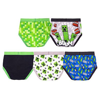 Boys 4-8 5-Pack Minecraft Briefs