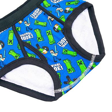 Boys 4-8 5-Pack Minecraft Briefs