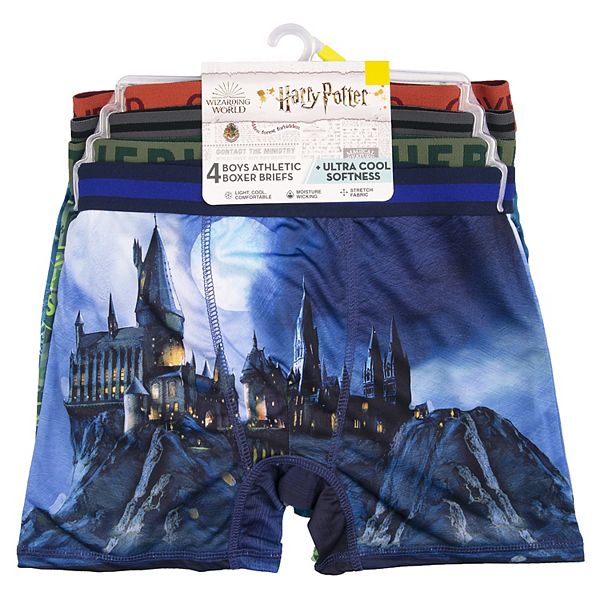 Boys 6-10 4-Pack Harry Potter Boxer Briefs