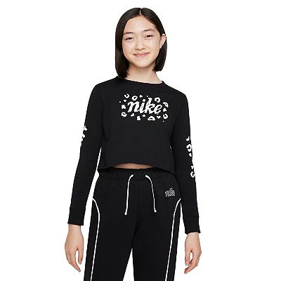 Girls 7-16 Nike Icon Clash Cropped Tee