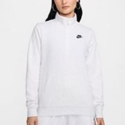 Women s Nike Sportswear Club Fleece Quarter Zip Sweatshirt