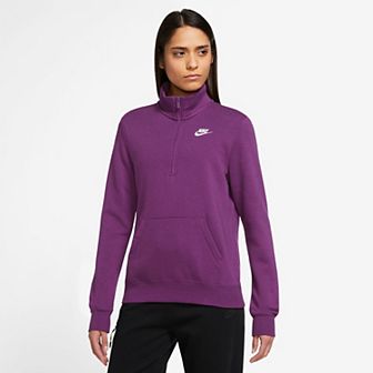 Women's Nike Sportswear Club Fleece Quarter-Zip Sweatshirt
