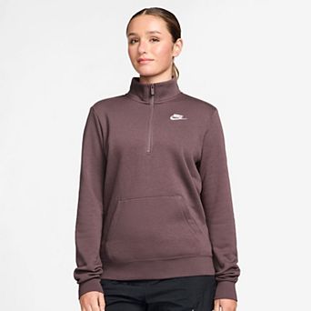 Women's Nike Sportswear Club Fleece Quarter-Zip Sweatshirt