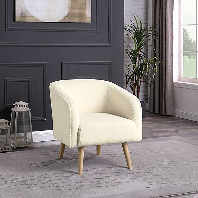 HomePop Sherpa Accent Chair