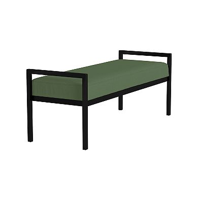 HomePop Modern Sherpa Bench