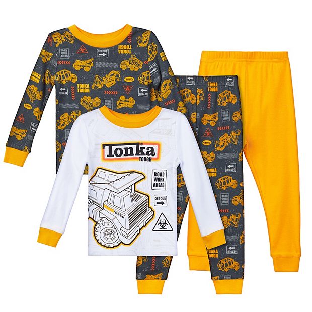 Toddler Tonka 4 Piece Pajama Set