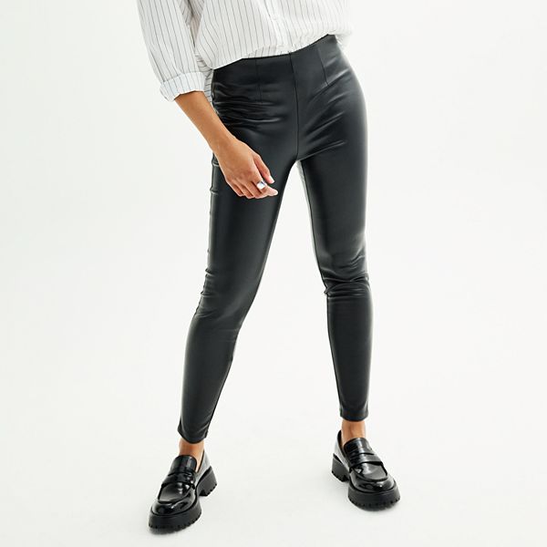 Leather leggings clearance kohls