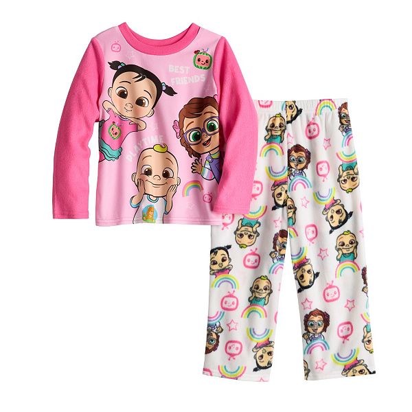 Toddler Girl Rainbows 2Piece Pajama Set