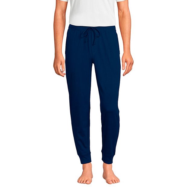 Big Tall Lands End Knit Jersey Jogger Pajama Pants