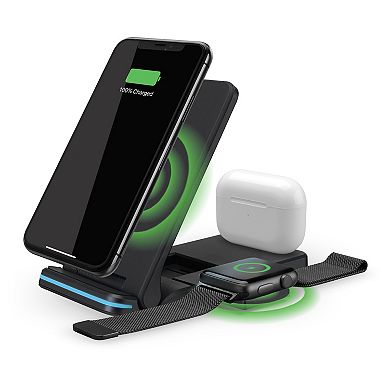 iLive 3-in-1 Wireless Charging Stand