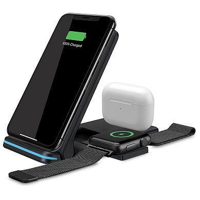 iLive 3-in-1 Wireless Charging Stand