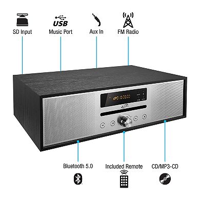 iLive Bluetooth CD FM Home Music System