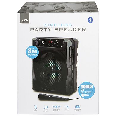 iLive Bluetooth Party Speaker with Microphone