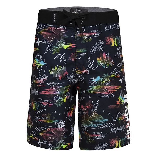 Boys 6-20 Hurley Doodle Island Boardshorts - Black (18)