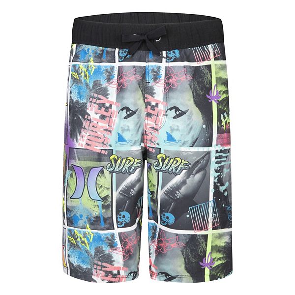 Boys 820 Hurley Pull On Swim Shorts
