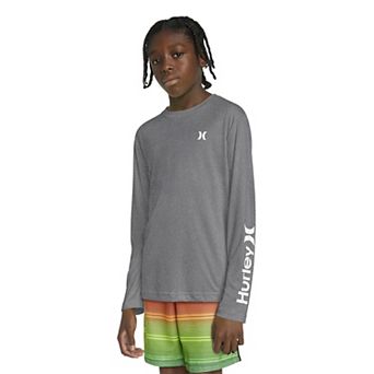 Boys 4-20 Hurley UPF H2O-Dri Long Sleeve Top