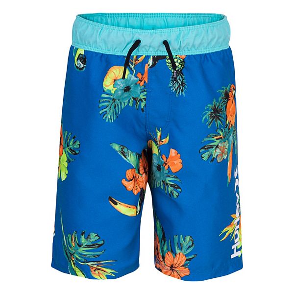 Boys 4 7 Hurley Parrot Floral Boardshorts