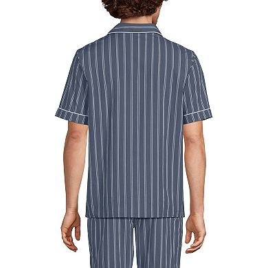 Men's Lands' End Poplin Pajama Shirt