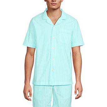 Men's Lands' End Poplin Pajama Shirt