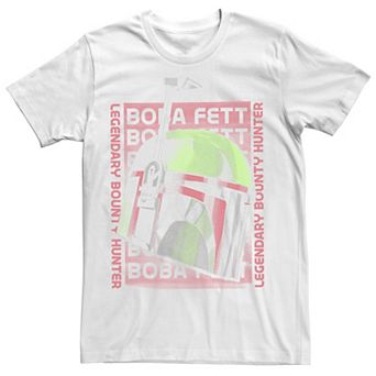 Men's Star Wars Boba Fett Legendary Bounty Hunter Head Shot Tee