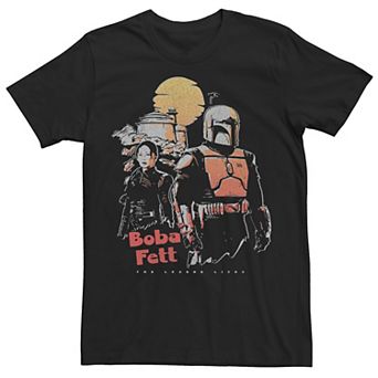 Men's Star Wars Boba Fett Sunset Boba Tee