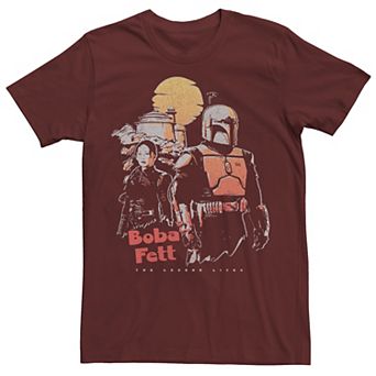 Men's Star Wars Boba Fett Sunset Boba Tee