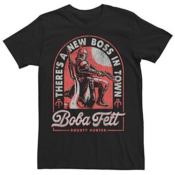 Men's Star Wars Boba Fett There's A New Boss In Town Tee