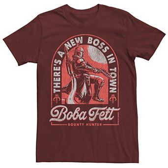 Men's Star Wars Boba Fett There's A New Boss In Town Tee