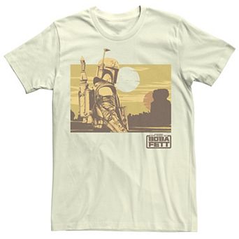 Men's Star Wars Boba Fett Boxed Landscape Tee