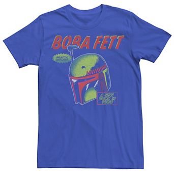 Men's Star Wars Boba Fett Rainboba Head Shot Tee