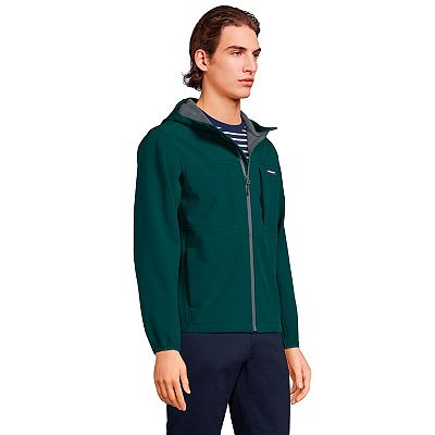 Men s Lands End Softshell Hooded Jacket