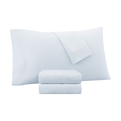 Serta Supersoft Washed Cooling Sheet Set with Pillowcases