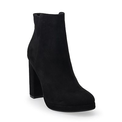 Lauren conrad black booties sales