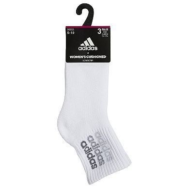 Women's adidas 3-Pack High Quarter Athletic Socks