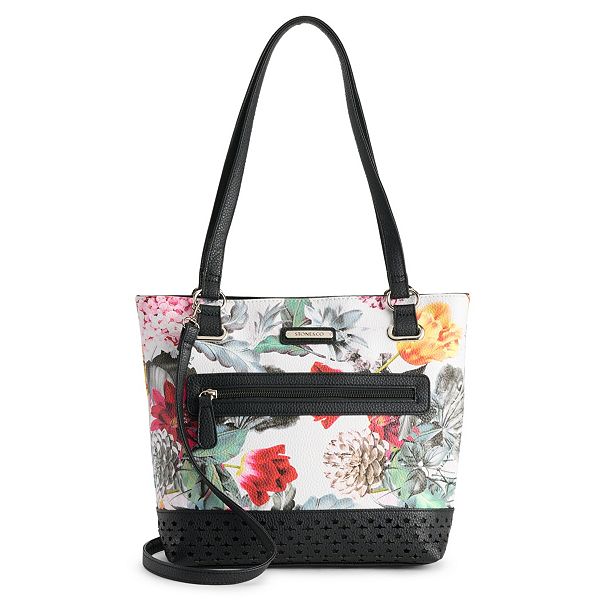 ER.Roulour Large Tote Bags Floral Flowery Tote Handbags Purse Set for Women