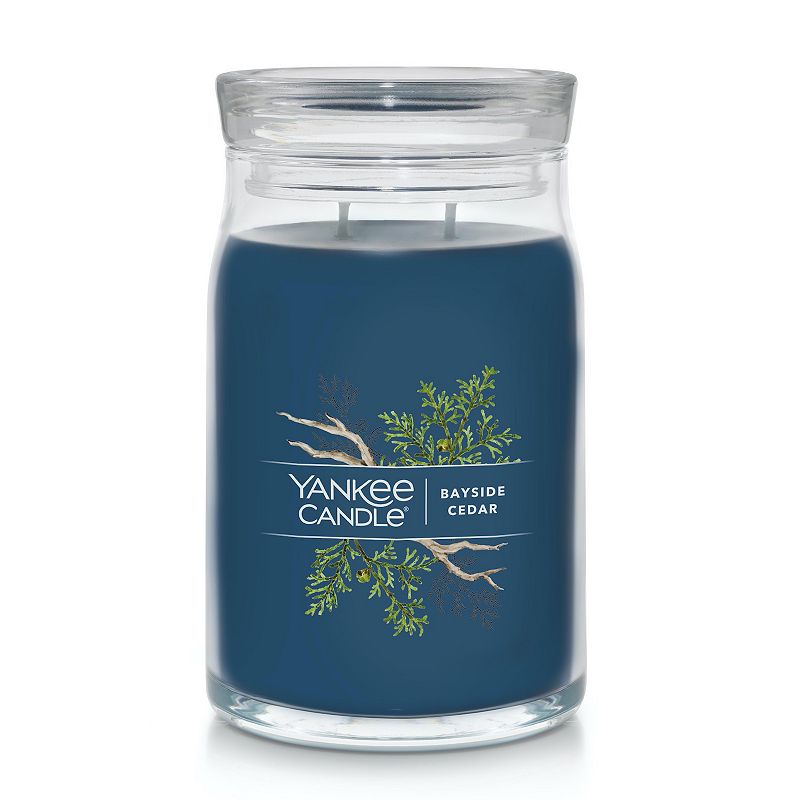 UPC 192833153371 product image for Yankee Candle Bayside Cedar 20-oz. Signature Large Candle Jar, Dark Blue | upcitemdb.com