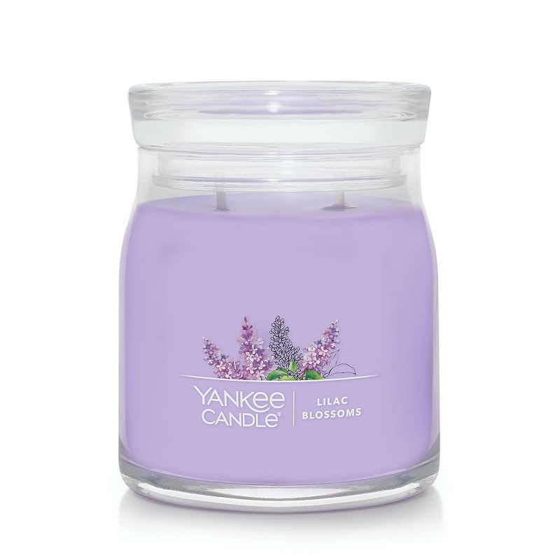 Yankee Candle Lilac Blossoms 13-oz. Signature Medium Candle Jar, Multicolor
