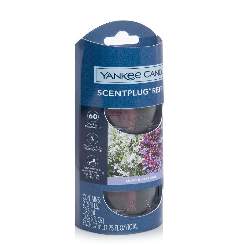 Yankee Candle Lilac Blossoms ScentPlug Refill 2-piece Set, Multicolor