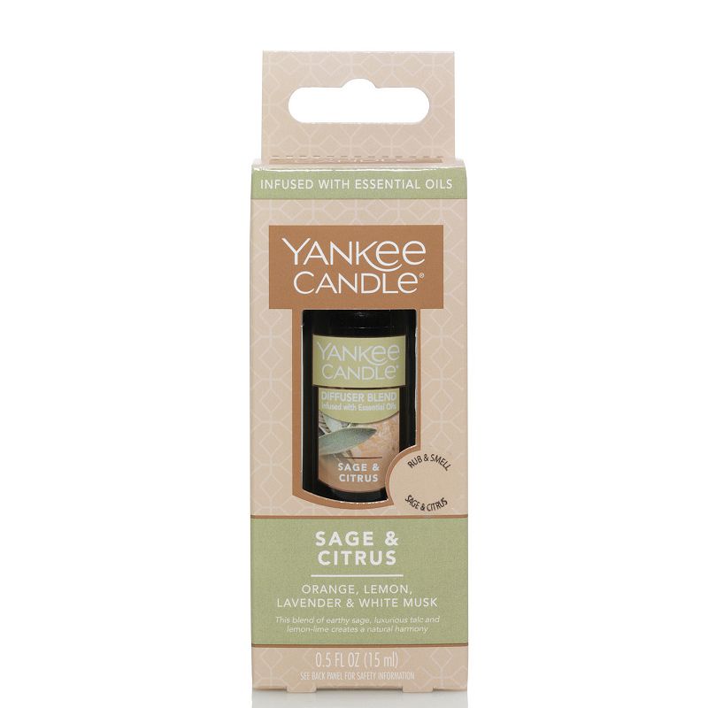 Yankee Candle Sage & Citrus Diffuser Blend, Multicolor, OIL
