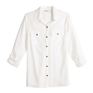 Women's Croft & Barrow® Utility Shirt