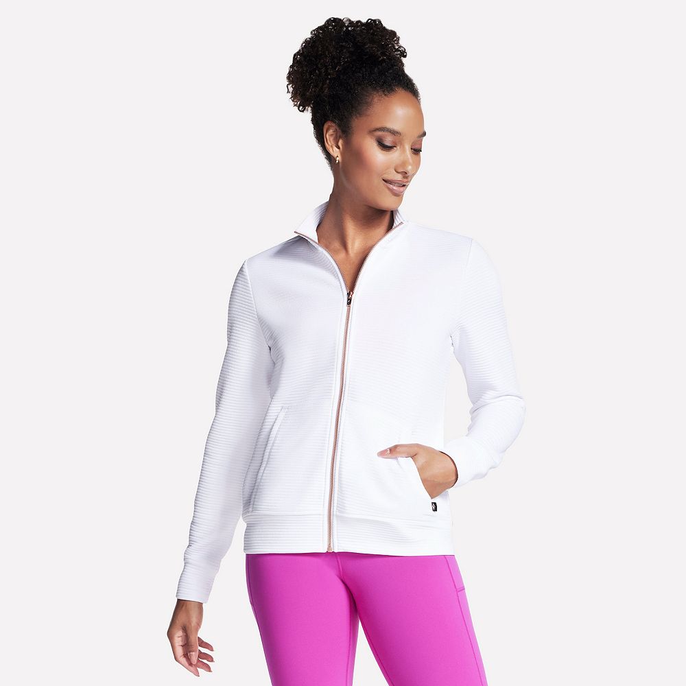 【ホワイト】ストレッチ布帛/トリコット ハーフジップブルゾン <PERFORMANCE> (LADIES) Nike Swift Women's Dri-FIT Full-Zip Mid-Layer Running Top. Nike ID