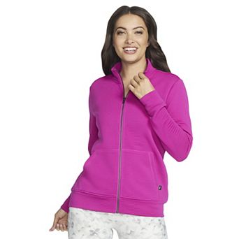 Women's Skechers® The Go Walk® Ottoman Cozy Fit Zip-Up Jacket
