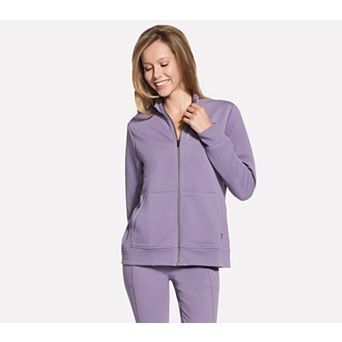 Women's Skechers® The Go Walk® Ottoman Cozy Fit Zip-Up Jacket