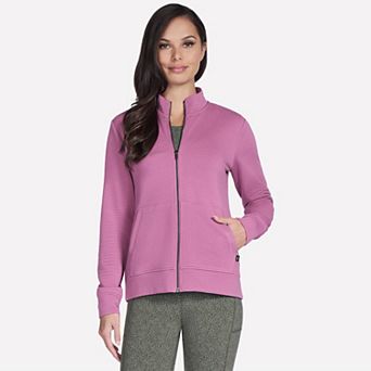 Women's Skechers® The Go Walk® Ottoman Cozy Fit Zip-Up Jacket