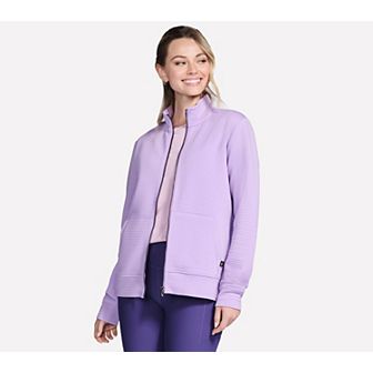 Women's Skechers® The Go Walk® Ottoman Cozy Fit Zip-Up Jacket
