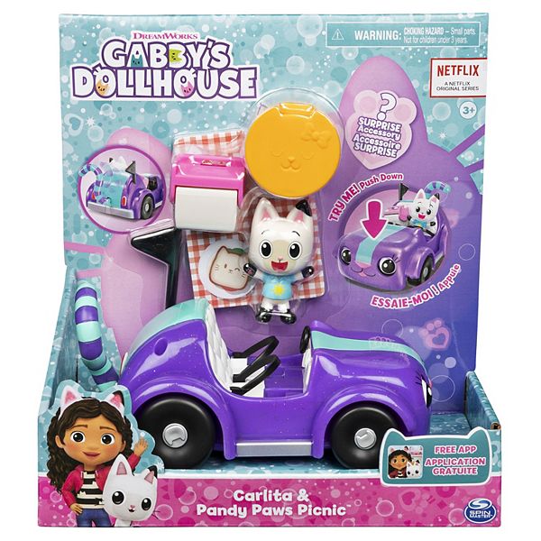 Gabby Cats Dollhouse Car Cat, Gabbys Dollhouse Gabby Doll